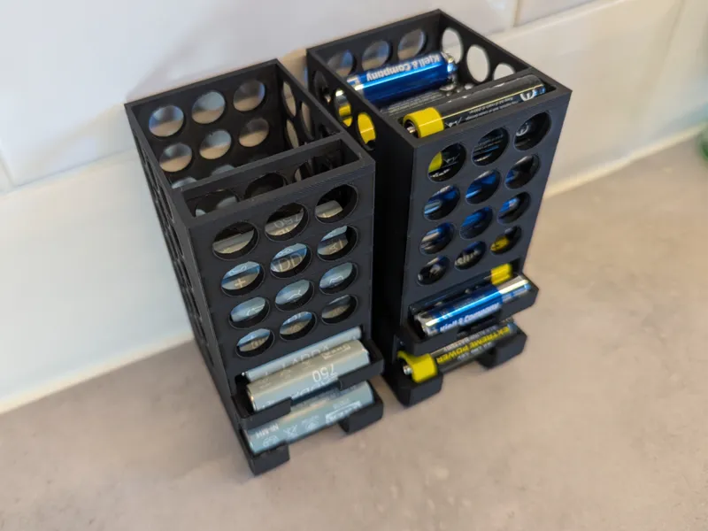 AA & AAA PowerStack Box - 15+ AA and 5+ AAA