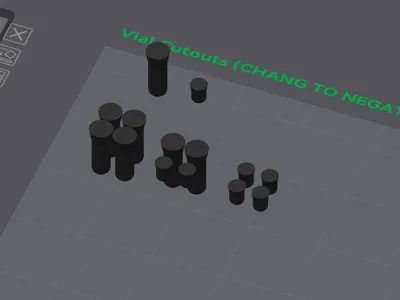 Blood Vial Cutouts