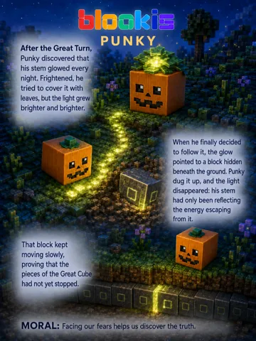 Adorno temático: Blookis - Punky (pumpkin) #002 — vista de referencia 3