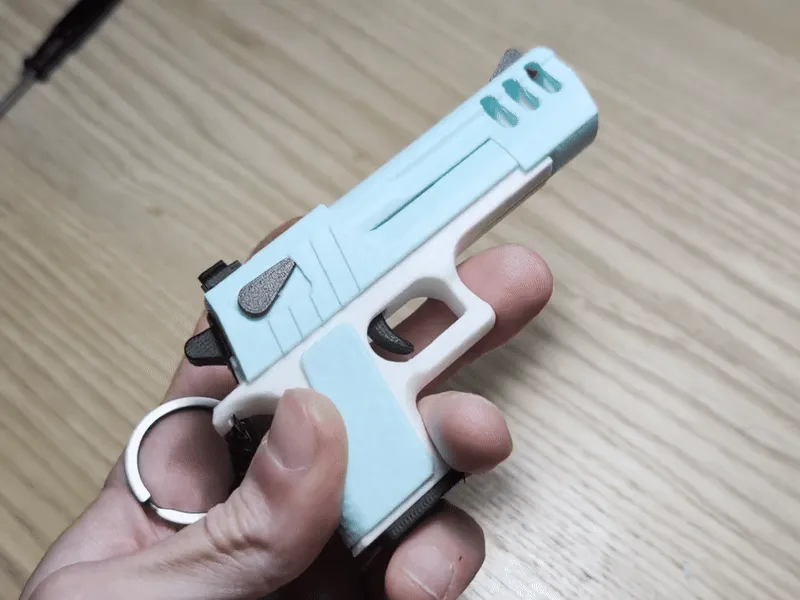 Desert Eagle Fidget Keychain – Slide-Action Toy view 4