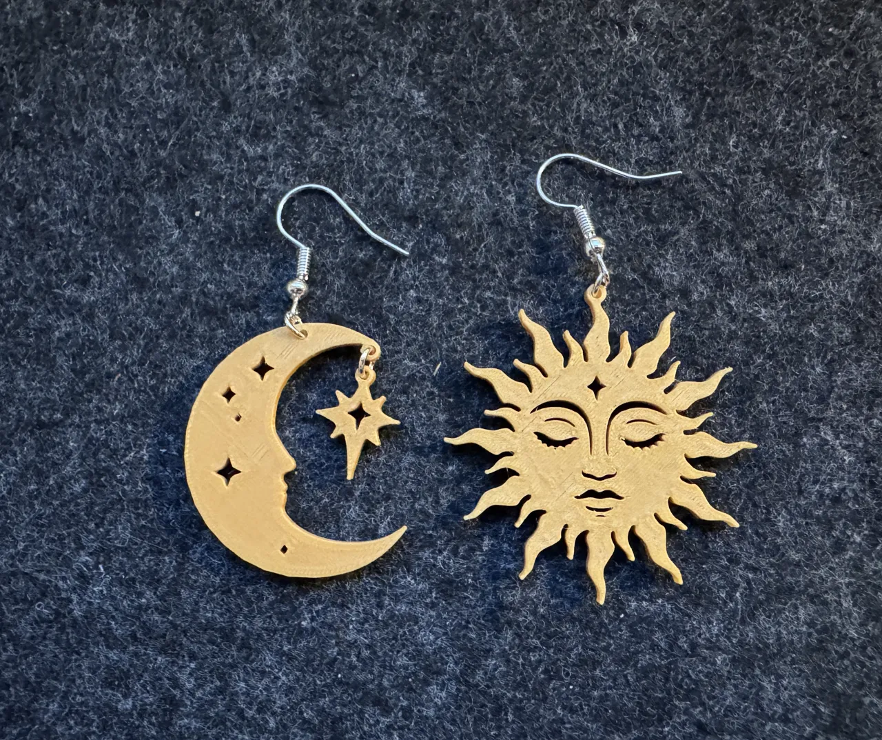 Sun and Moon Earrings view 4