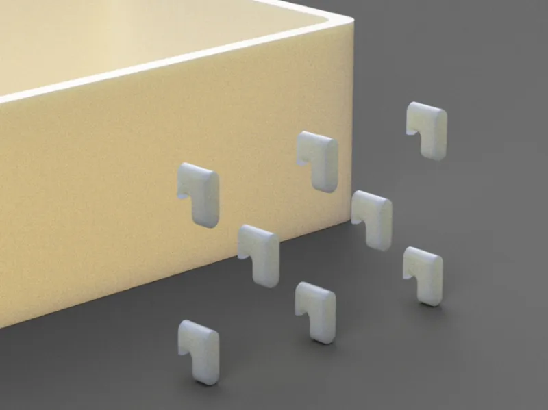 IKEA skadis pegboard peg componets for customize 