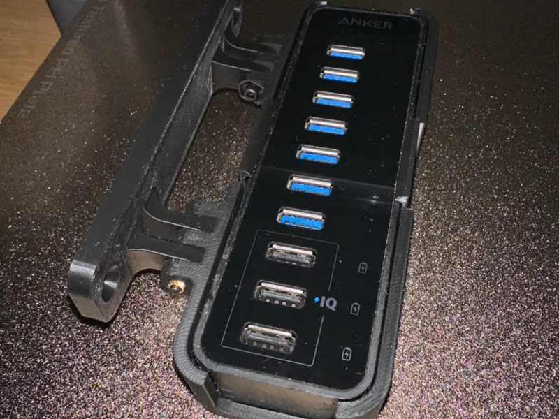 Mount for Anker 10 port hub (Model: A7515)