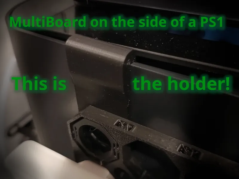 Clip for Multiboard on Bambu Lab P1S side wall