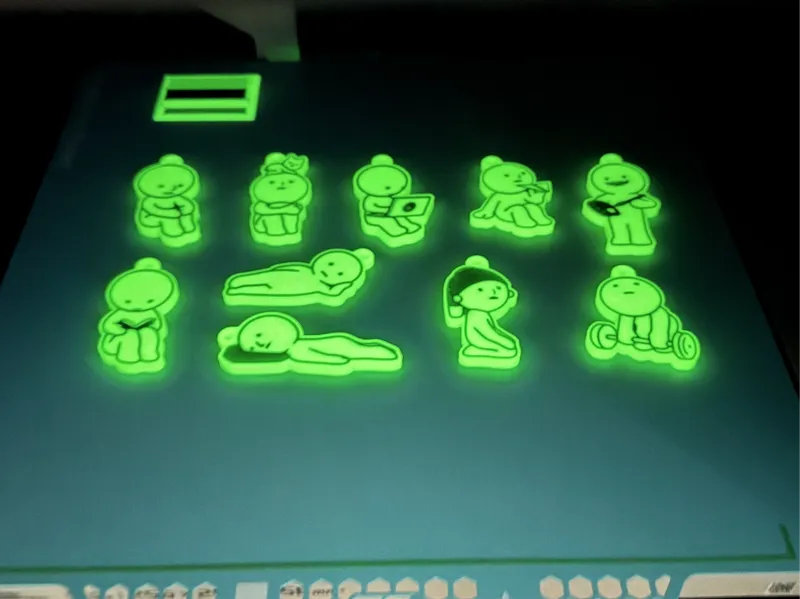 Smiski Keychain Set