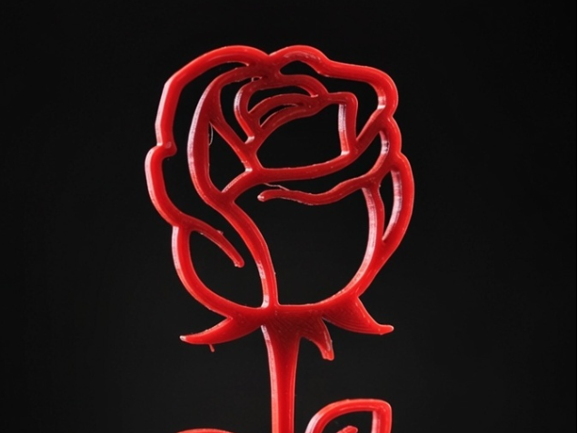 Rosa con Corazón personalizado con nombre 