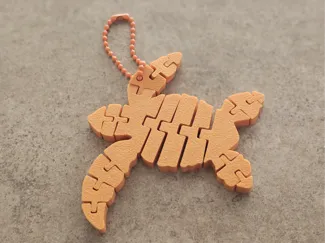 Flexi Sea Turtle Keychain