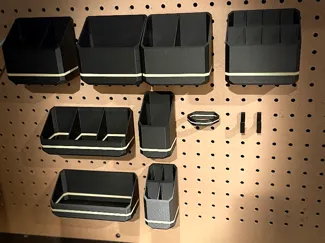 The Sahara pegboard collection