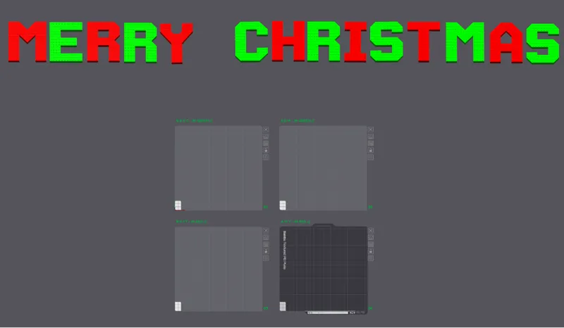 BIG BRICKS MERRY CHRISTMAS