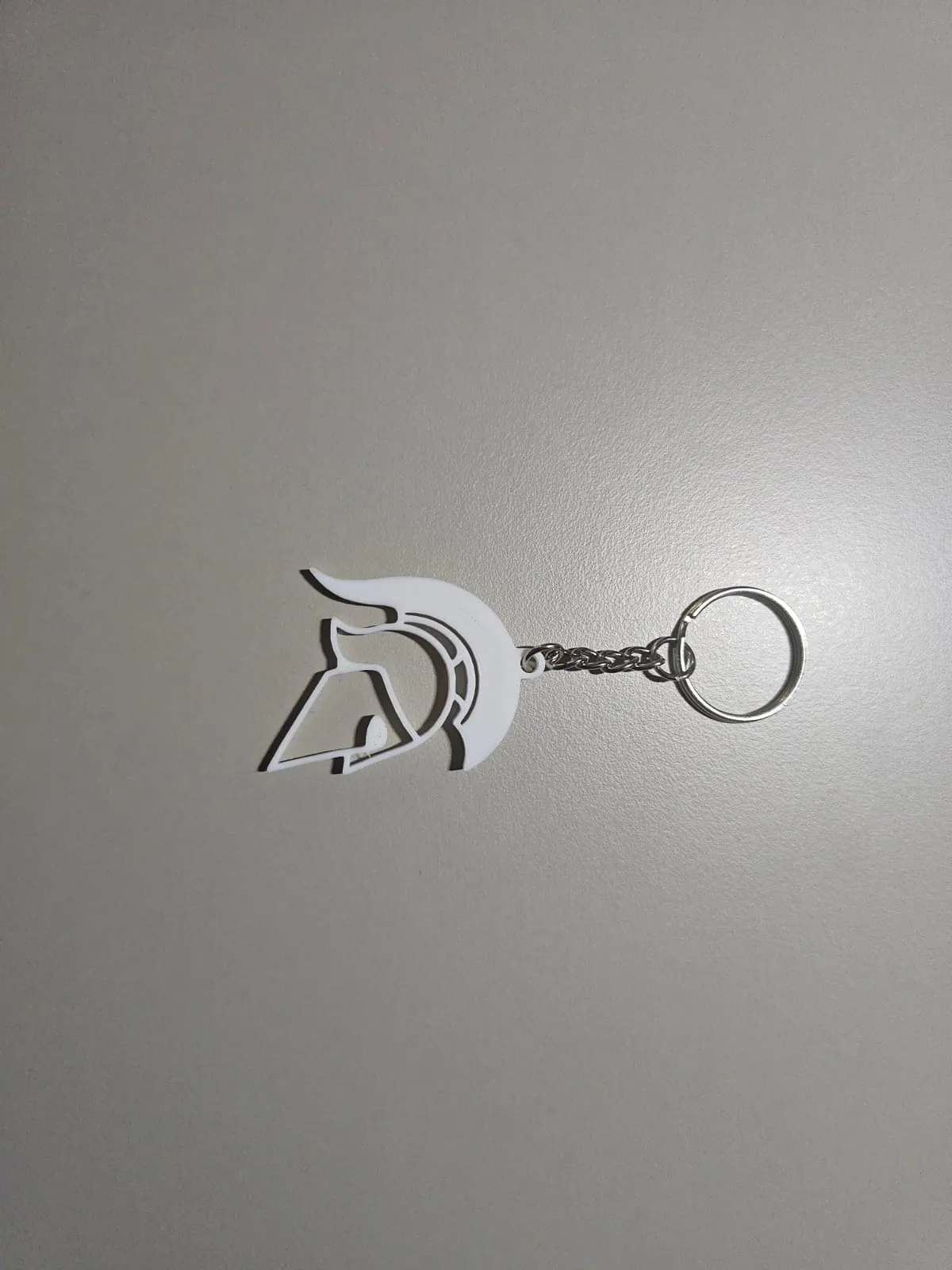 Greek hoplite helmet keyring or earring view 4