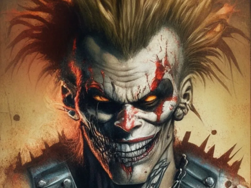 Joker statue