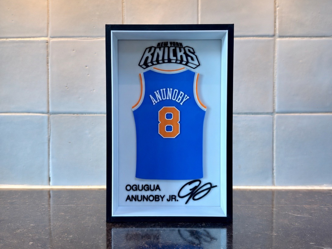 Ogugua Anunoby Jr.- New York Knicks - Jersey Frame