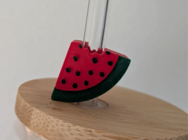 Strohhalmaufschieber Melone