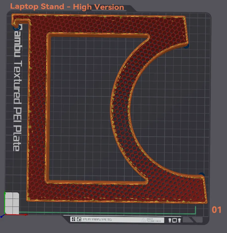 Laptop stand - high version (Lenovo ThinkPad L15)