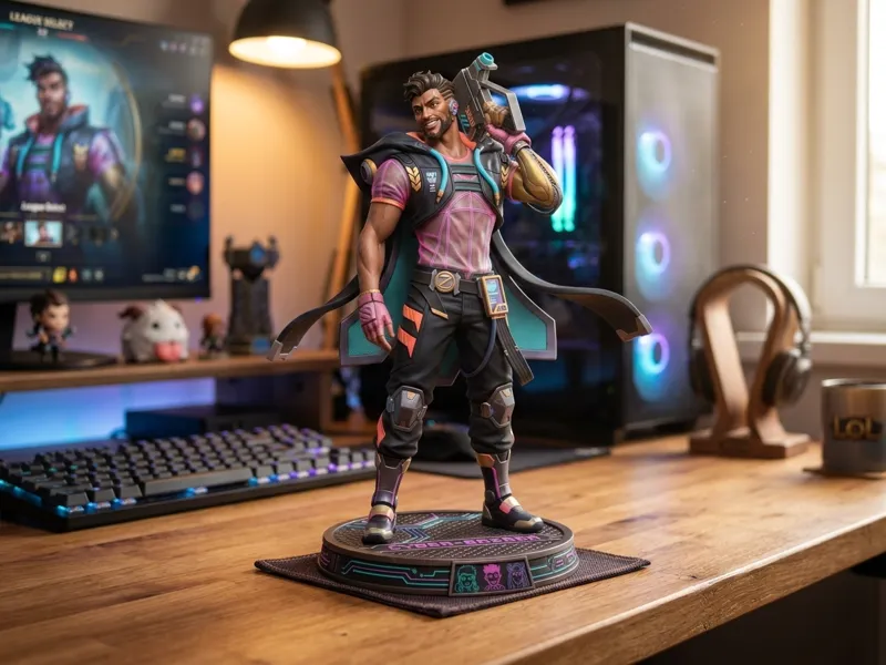 Akshan Hacker Skin - LoL Figurine