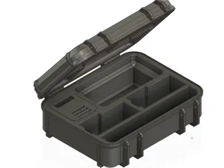 Rugged box for 2 dji osmo action 4 and 5