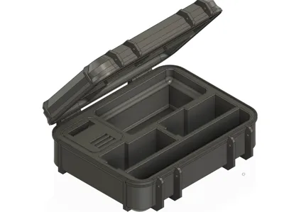 Rugged box for 2 dji osmo action 4 and 5