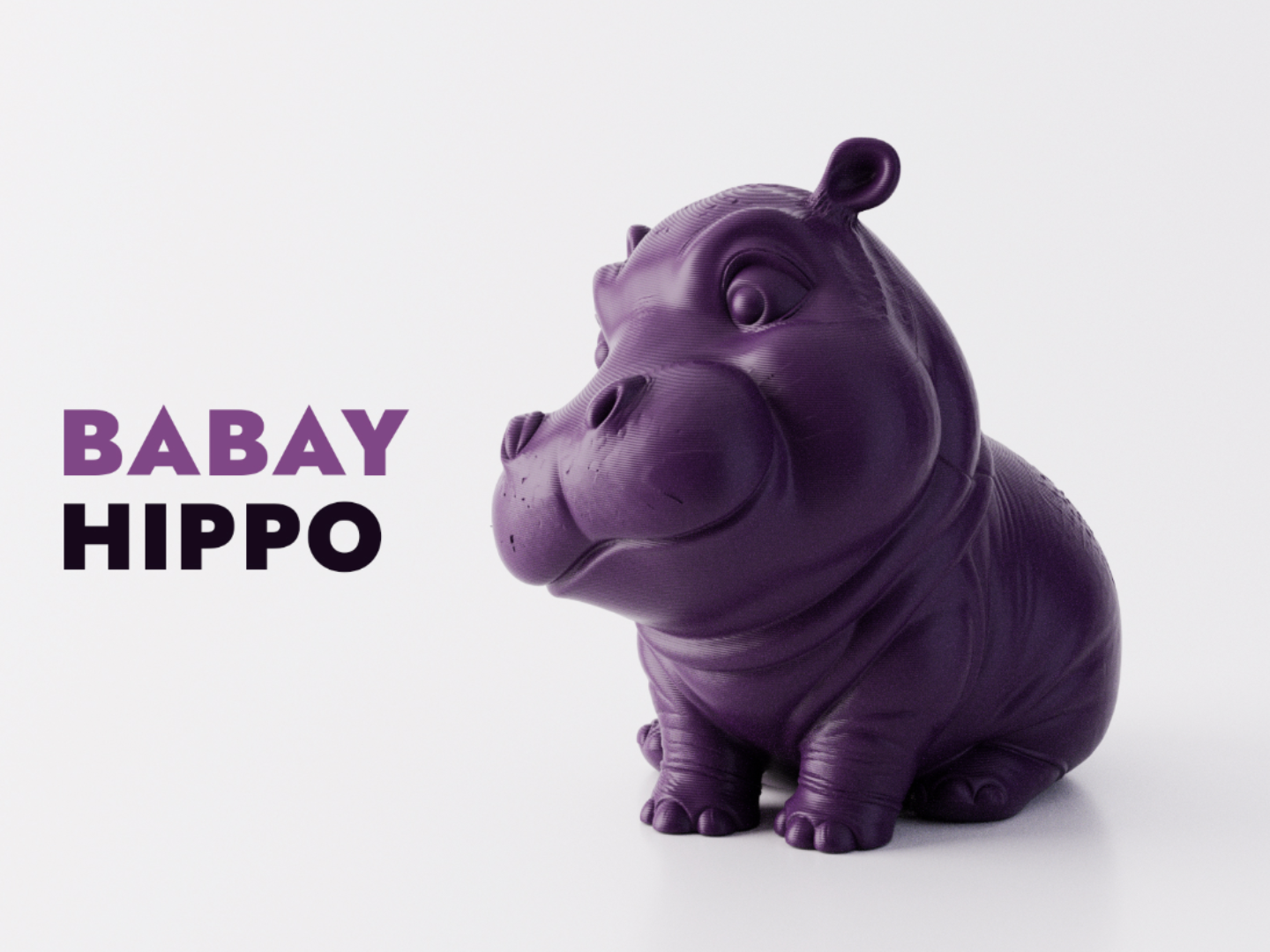 Cute Baby Hippo