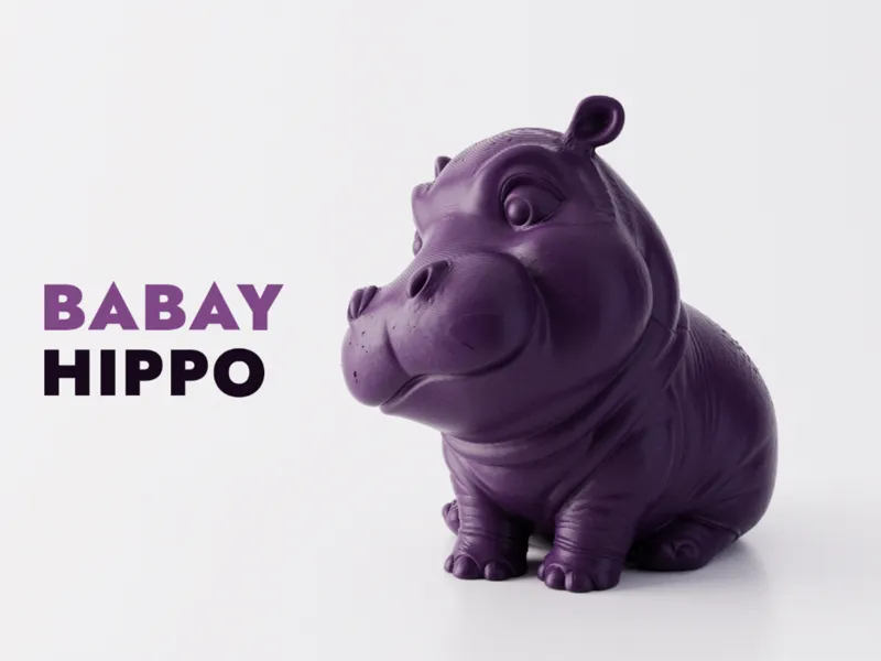 Cute Baby Hippo