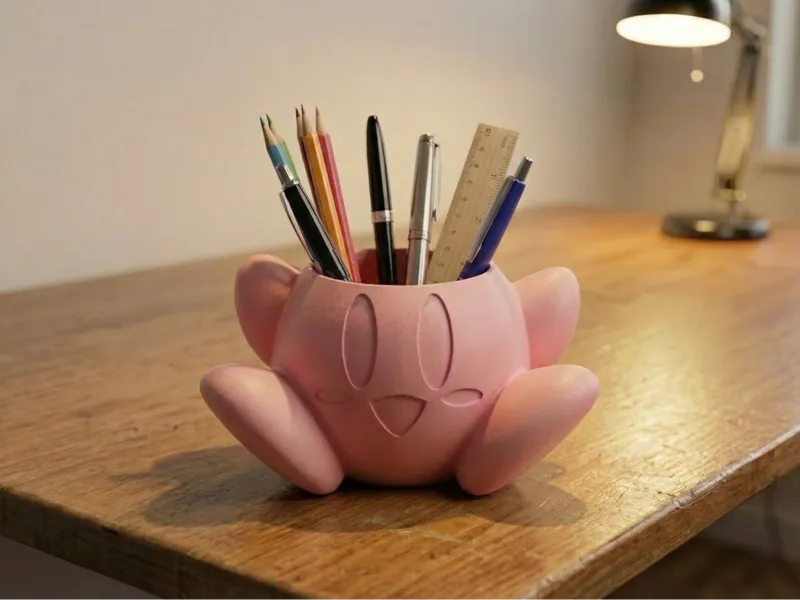Nintendo Kirby Pen Holder And Desk Organizer