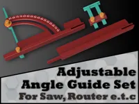 Guide d'angle réglable et rail de guidage pour scie — photo 2