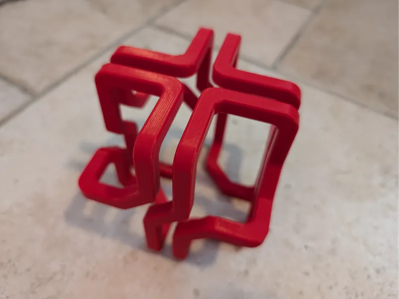 Mobius cube with only 1 (!) surface