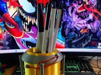 Wolfpack pen/marker holder