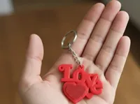 Porte-clés photo Saint-Valentin — photo 1