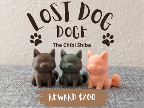 Doge – The Chibi Shiba Inu - Keychain - No support
