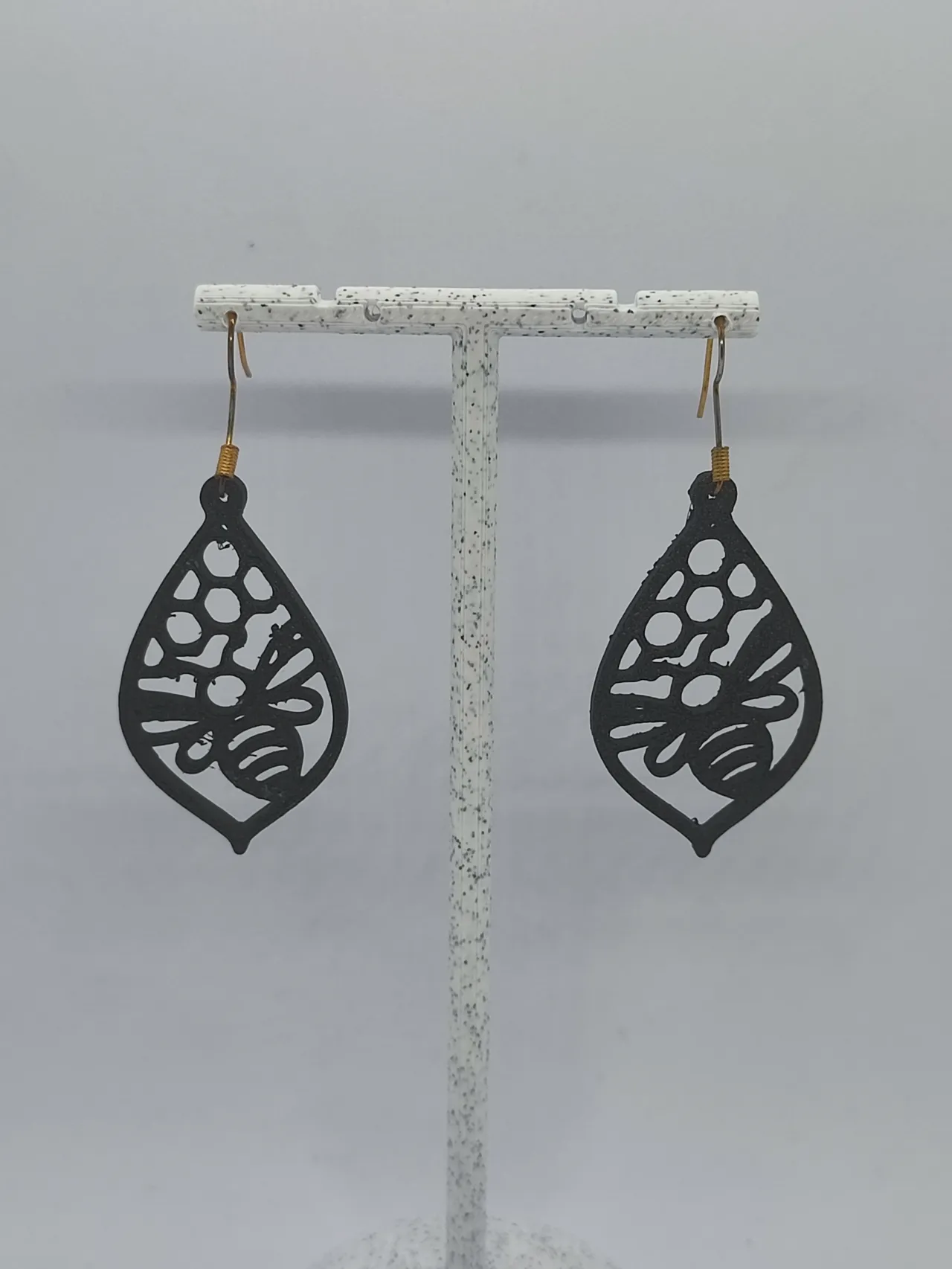 Aretes Panal de Vida view 3