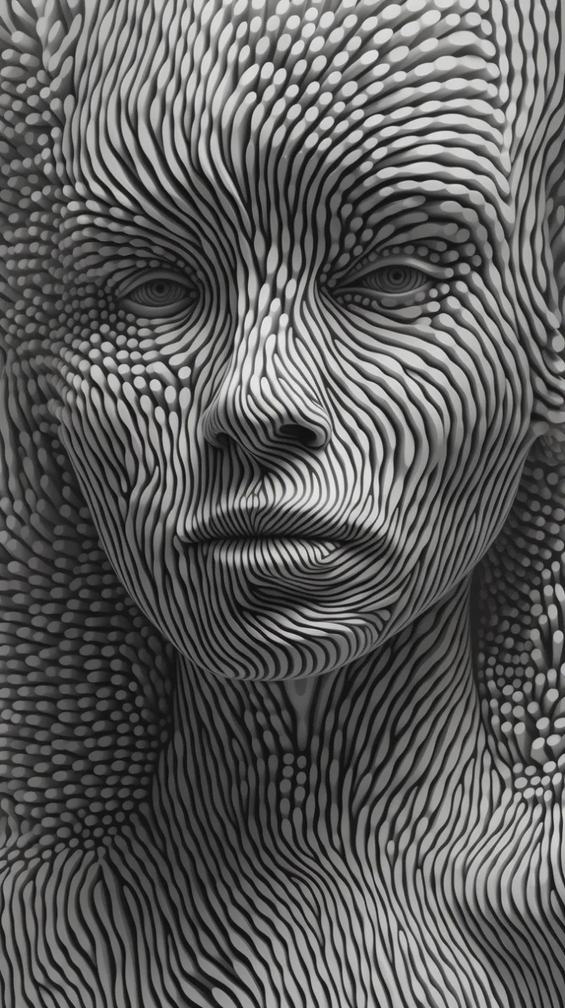 HUEFORGE - Dots and Lines Ladyface