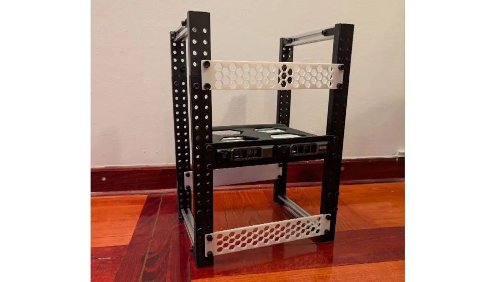 10 inch homeLab mini rack - Free 3D Print Model - MakerWorld