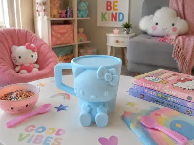 Hello Kitty Ice Cream Pint Holder