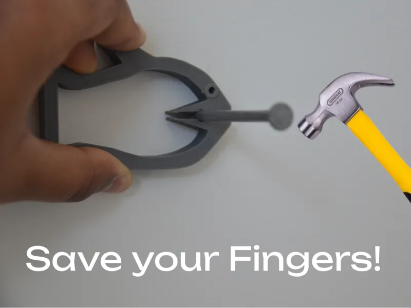 Fumbling Fish: Nail Holding Tool for EZ Hammering