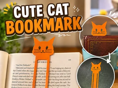 Cute Cat Bookmark