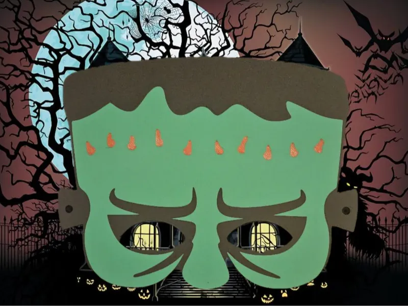 Frankensteinmaske Halloween