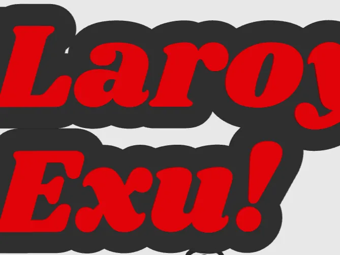 Llavero: Chaveiro Laroye Exu !. Referencia del modelo original.