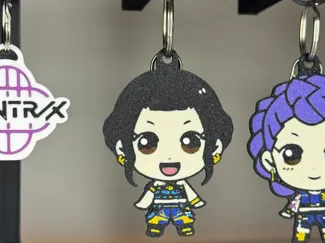 Zoey – Kpop Demon Hunters HUNTR/X Chibi Keychain