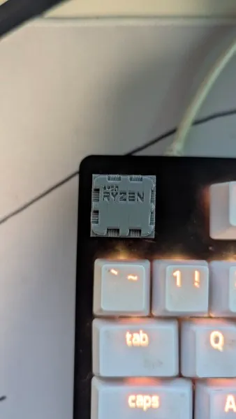 ryzen cpu keycap by smartprinterdude - MakerWorld