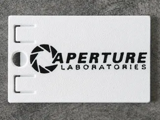Aperture Laboratories ID Card Holder /  Portal