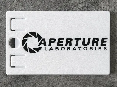 Aperture Laboratories ID Card Holder / Portal