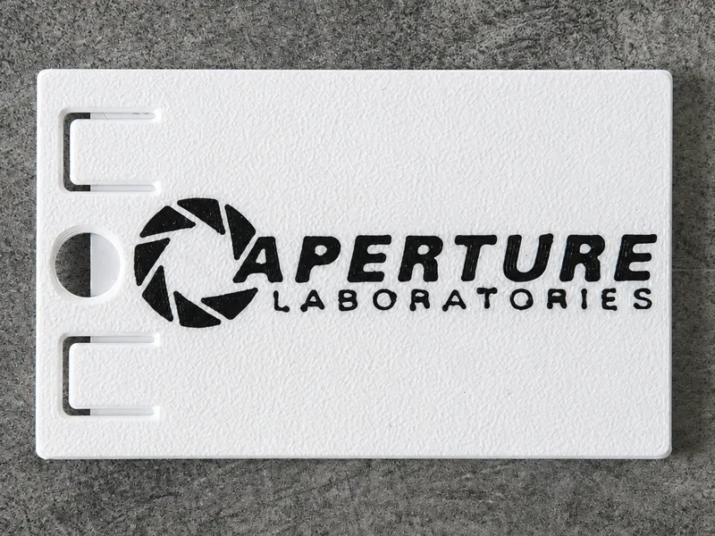 Aperture Laboratories ID Card Holder / Portal