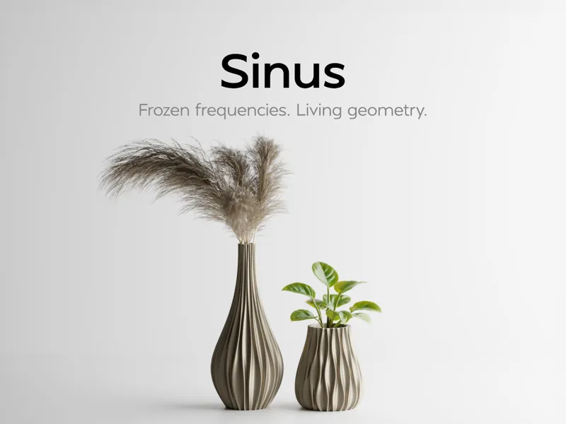 Sinus – Frozen frequencies. Living geometry.