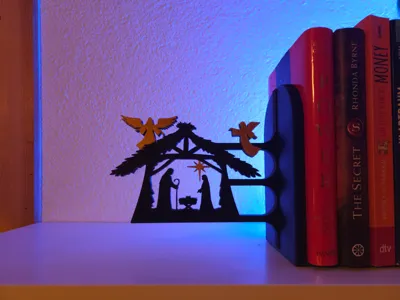 Interchangeable Christmas Bookends