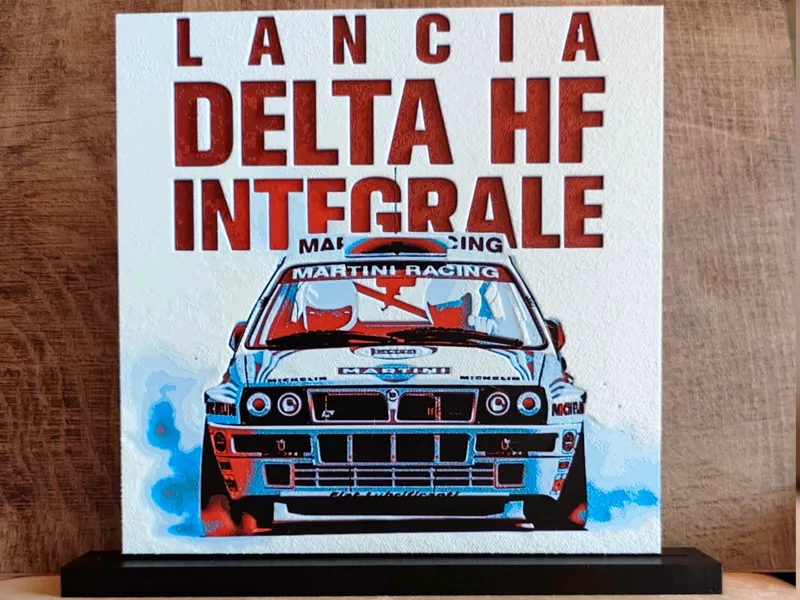 Lancia Delta HF Integrale Poster