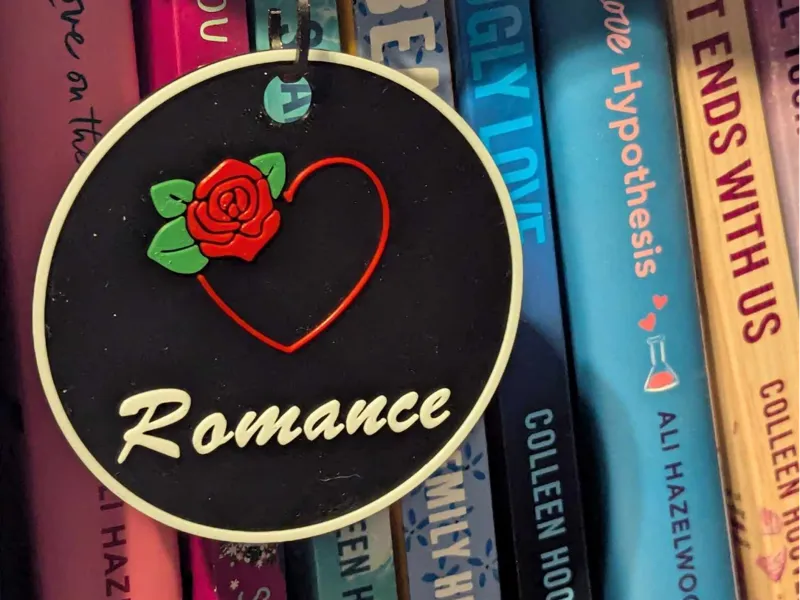 Romance Bookshelf Genre Hanger