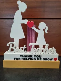 MALE TEACHER WITH GIRL