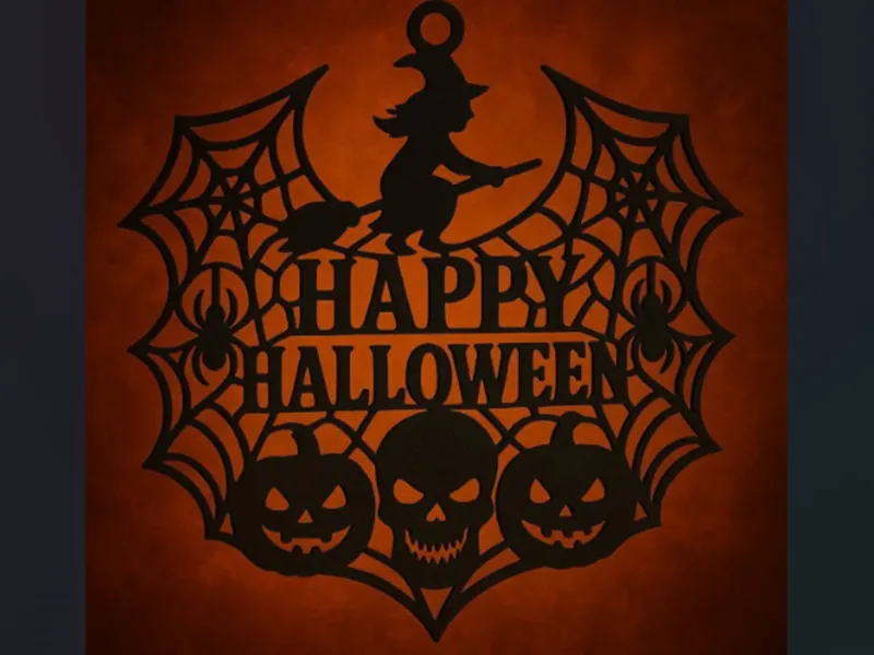 Happy Halloween - Fensterdeko - Wanddeko- Türdeko
