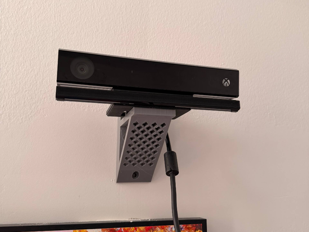 Kinect v2 Wall Mount (Xbox One Kinect) - no screws 3D model