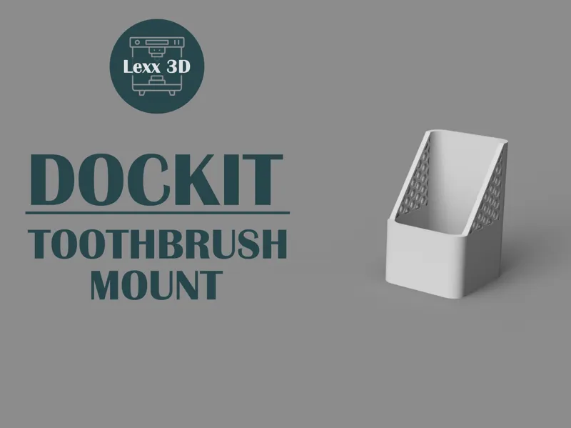Dockit – Wall Mount for Toothbrush